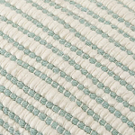 Чехол на подушку мятного цвета с бахромой и объемным узором Ethnic mix варинант исполнения - 2 | Loft Concept в Омске