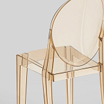 Прозрачный стул с янтарным оттенком LOUIS GHOST CHAIR варинант исполнения - 6 | Loft Concept в Омске