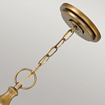 Люстра подвесная цвета латунь с прозрачным овальным стеклянным плафоном Hinkley варинант исполнения - 3 | Loft Concept в Омске