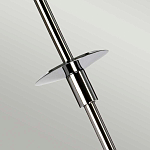 Подвесной светильник хромированного цвета с граненым прозрачным стеклянным плафоном Elstead Lighting варинант исполнения - 6 | Loft Concept в Омске