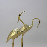 Статуэтка бронзовая пара Журавли Bronze Birds варинант исполнения - 1 | Loft Concept в Омске