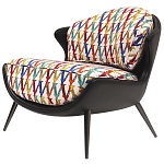 Кресло с цветным принтом Colorful Print Armchair варинант исполнения - 1 | Loft Concept в Омске