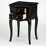 Тумба прикроватная из массива березы с 2-мя ящиками в стиле прованс Vintage варинант исполнения - 3 | Loft Concept в Омске