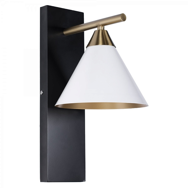 Бра Kelly Wearstler CLEO SCONCE wall lamp Черный Латунь Белый в Омске | Loft Concept 