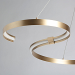 Люстра подвесная светодиодная в виде волнообразной ленты Ribbon Vortex варинант исполнения - 23 | Loft Concept в Омске