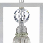 Торшер с прямоугольным тканевым абажуром на белом мраморном основании Silver Threads варинант исполнения - 2 | Loft Concept в Омске