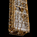 Подвесной светильник прямоугольный с фактурным хрустальным плафоном Light Delight варинант исполнения - 6 | Loft Concept в Омске