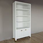 Книжный Стеллаж Elsa Dreams White с задней стенкой варинант исполнения - 2 | Loft Concept в Омске