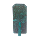 Часы погон ВС подарочные настольные из натурального камня Змеевик Military Clock варинант исполнения - 18 | Loft Concept в Омске