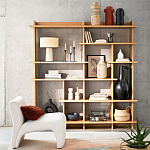 Ваза декоративная из натурального плетеного бамбука Bamboo Decor 32 варинант исполнения - 3 | Loft Concept в Омске