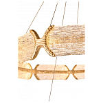 Люстра кольцевая с текстурным природным рисунком IceFlame варинант исполнения - 5 | Loft Concept в Омске