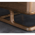 Прикроватный деревянный столик с 2-мя ящиками Moon Walnut Furniture варинант исполнения - 6 | Loft Concept в Омске