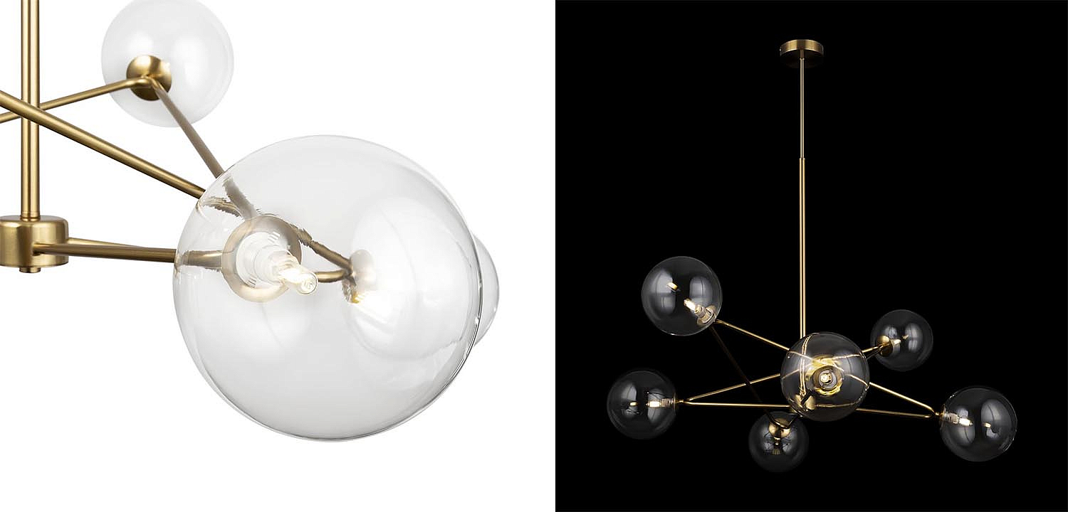Люстра Chandelier Constellation Orbs Transparent Люстра Chandelier Constellation Orbs Transparent - Loft-Concept в Омске