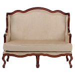 Диван двухместный из натурального бука бежевый Solid Luxury варинант исполнения - 1 | Loft Concept в Омске