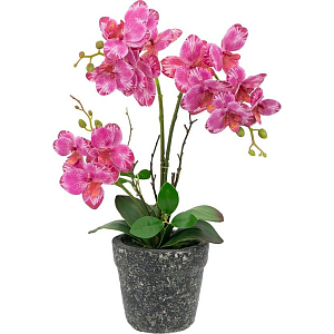 Декоративный искусственное растение Pink orchid