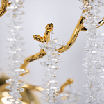 Бра золотого цвета с ветвями и хрустальными подвесками FAIRYTREE Light варинант исполнения - 5 | Loft Concept в Омске