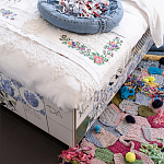 Дизайнерская кровать с системой хранения варинант исполнения - 4 | Loft Concept в Омске