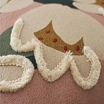 Подушка с цветочным принтом и кисточками Blooming Elegance Daisy варинант исполнения - 6 | Loft Concept в Омске