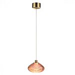 Подвесной светильник с прозрачным стеклянным плафоном округлой формы Effervia  варинант исполнения - 4 | Loft Concept в Омске