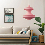 Подвесной вязаный розовый светильник «Моника» варинант исполнения - 4 | Loft Concept в Омске