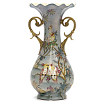 Ваза фарфоровая с попугаями Gaya варинант исполнения - 2 | Loft Concept в Омске