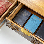 Комод с выдвижными ящиками и фактурным фасадом Termite варинант исполнения - 6 | Loft Concept в Омске