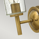 Бра с плафоном в форме цилиндра из прозрачного стекла с пузырьками Hinkley варинант исполнения - 3 | Loft Concept в Омске