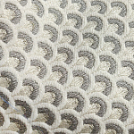 Мебельная ткань Жакард Чешуя бежевый цвет N 1050 варинант исполнения - 3 | Loft Concept в Омске